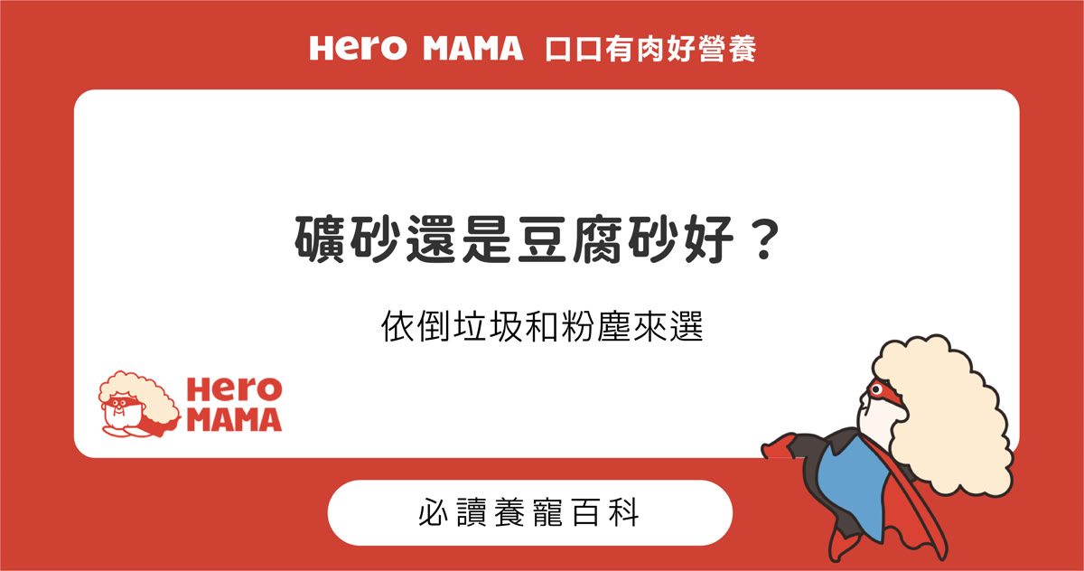 貓砂要用礦砂還是豆腐砂比較好？依倒垃圾和粉塵來選